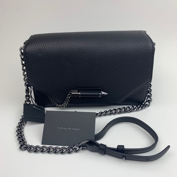 Mackage Handbags - MACKAGE Cortney Nappa Leather Shoulder/Crossbody